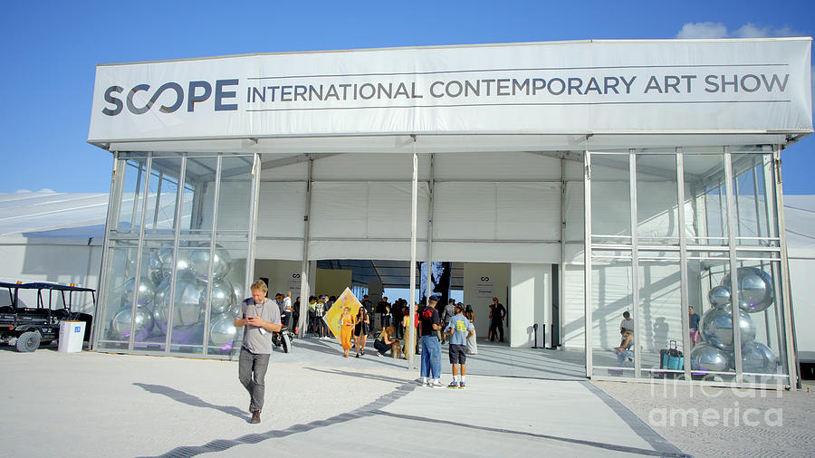Scope International Contemporary Art Show Miami Beach Photograph by