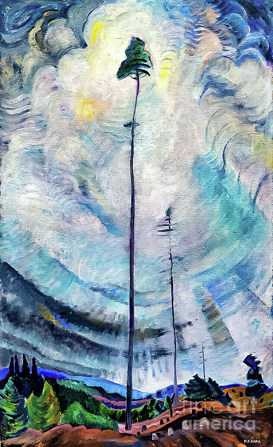 Scorned of Timber Beloved of the Sky by Emily Carr 1935 Painting by Emily Carr