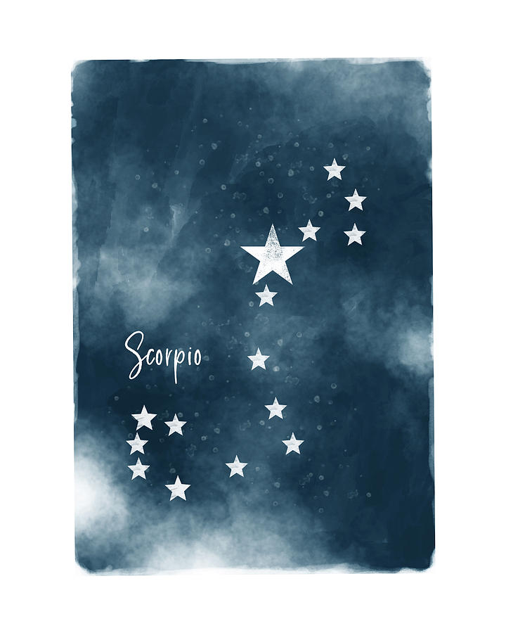 Scorpio- Art by Linda Woods Mixed Media by Linda Woods Scorpio- Art by Linda Woods Mixed Media by Linda Woods