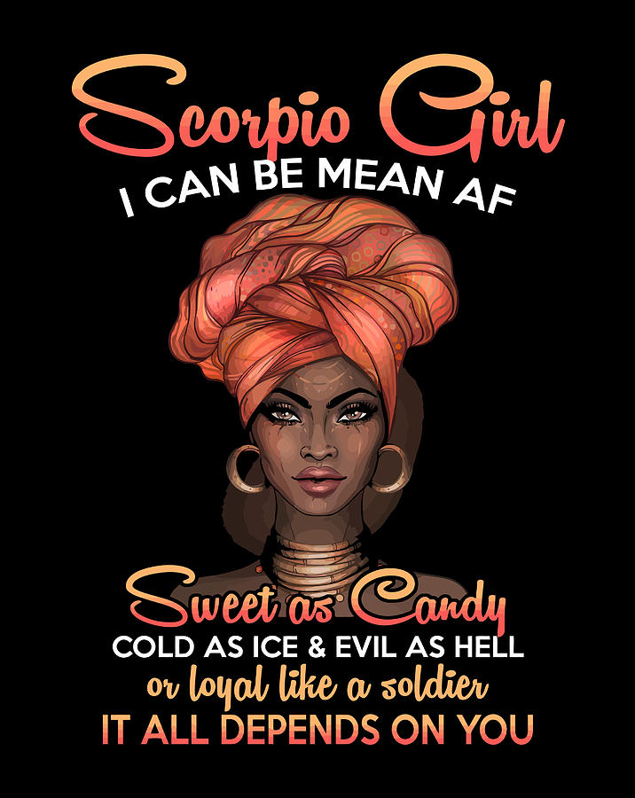 Scorpio Queens Are Born In October 23 November 21 Digital Art By Luke Henry 4164