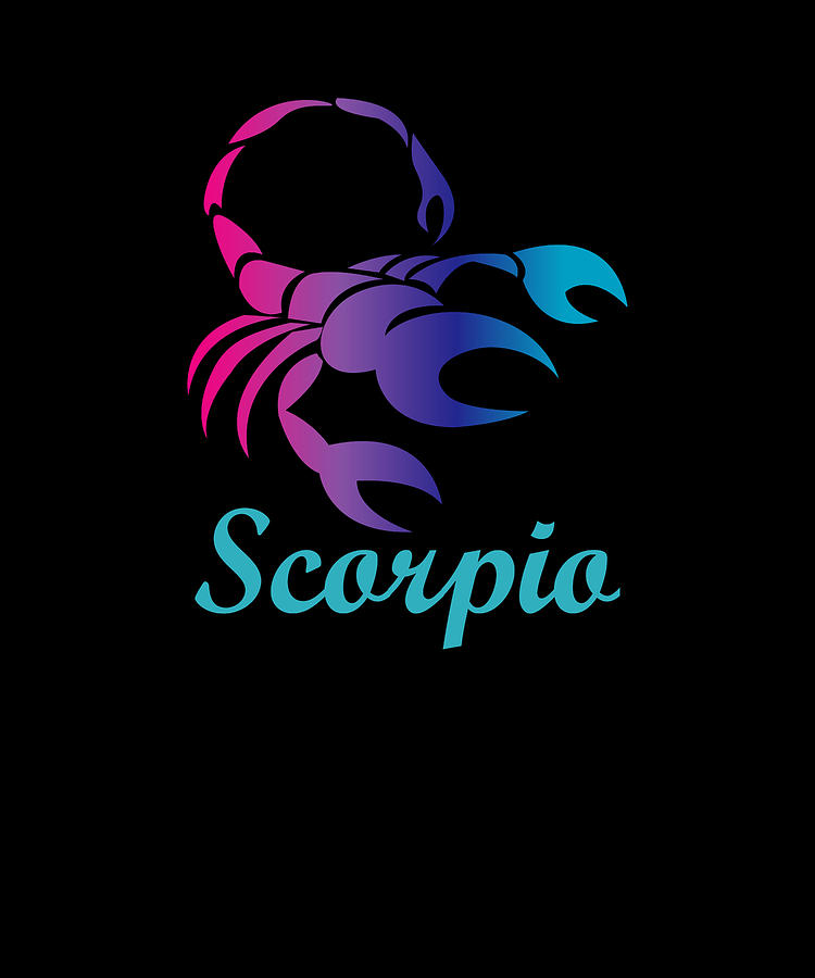 Scorpio Water Sign Graphic Zodiac Birthday Gift Idea Horoscope Design ...