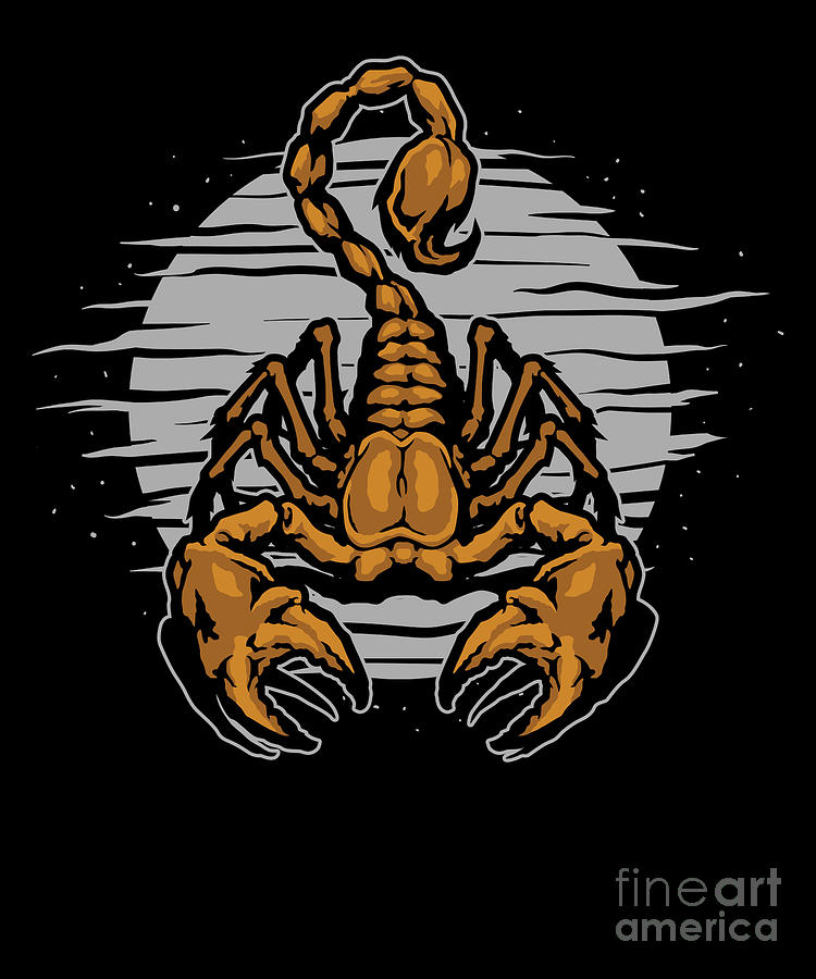 Scorpion Animal Scorpiones Arachnids Scorpions Wildlife Nature Lovers Gift  Digital Art by Thomas Larch - Fine Art America