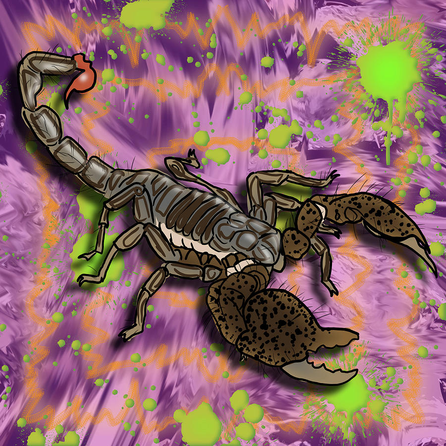 Scorpion Digital Art by Revy AP | Fine Art America