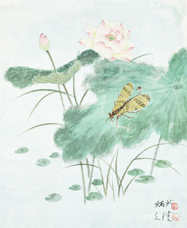 Scorpionfly Painting by Yan Bingwu and Yang Wenqing