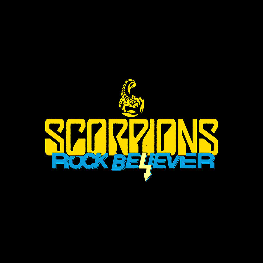 Scorpions Rock Believer Logo Sk77 Digital Art by Sarah Kusuma | Fine ...