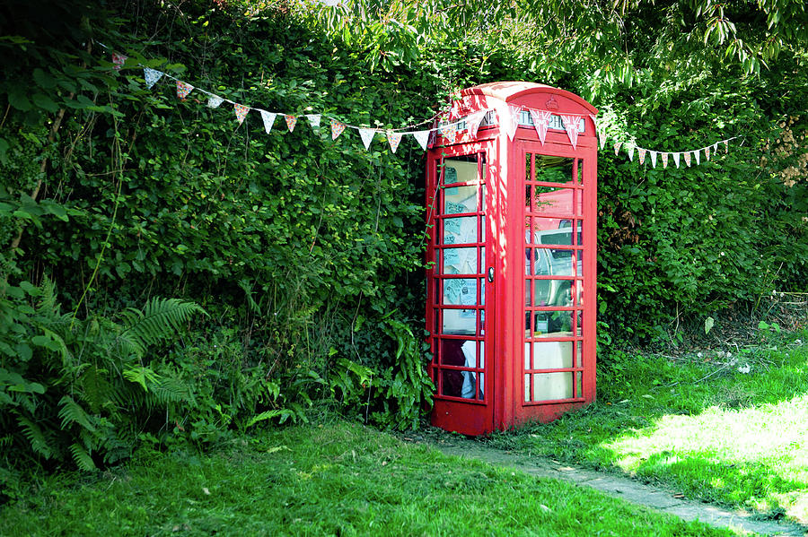 Scorriton Red Telephone Box Dartmoor Photograph