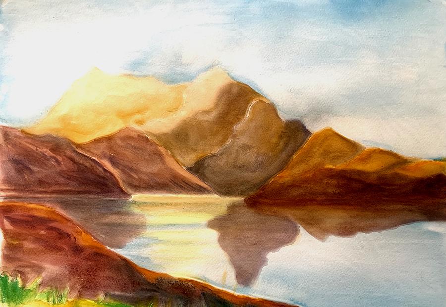 Scotland Watercolour Painting Painting