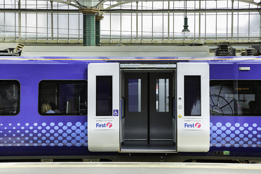 Scotrail Train at Glasgow Central Station Photograph by Theasis