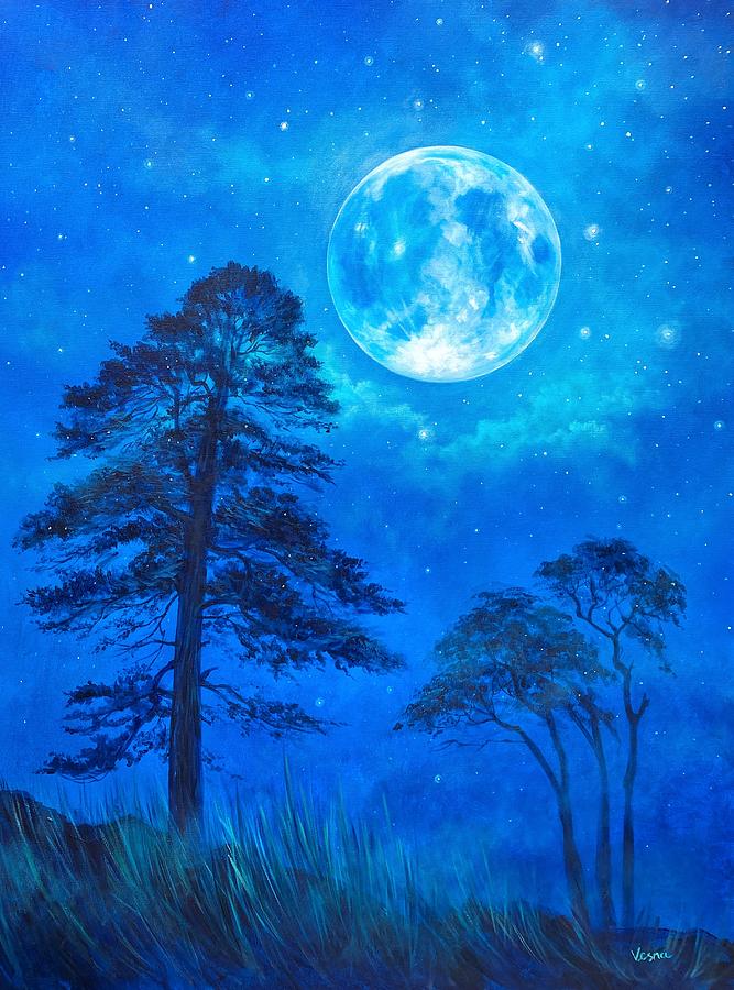 Pine Painting - Scots Pine  by Vesna Delevska