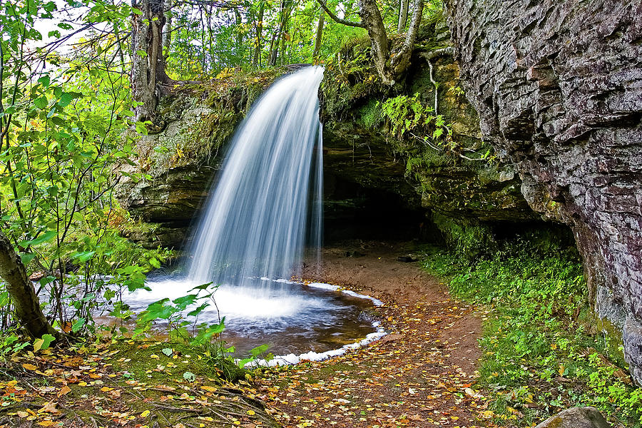 Scott Falls near Munising MI Photograph by Greg Yahr - Fine Art America