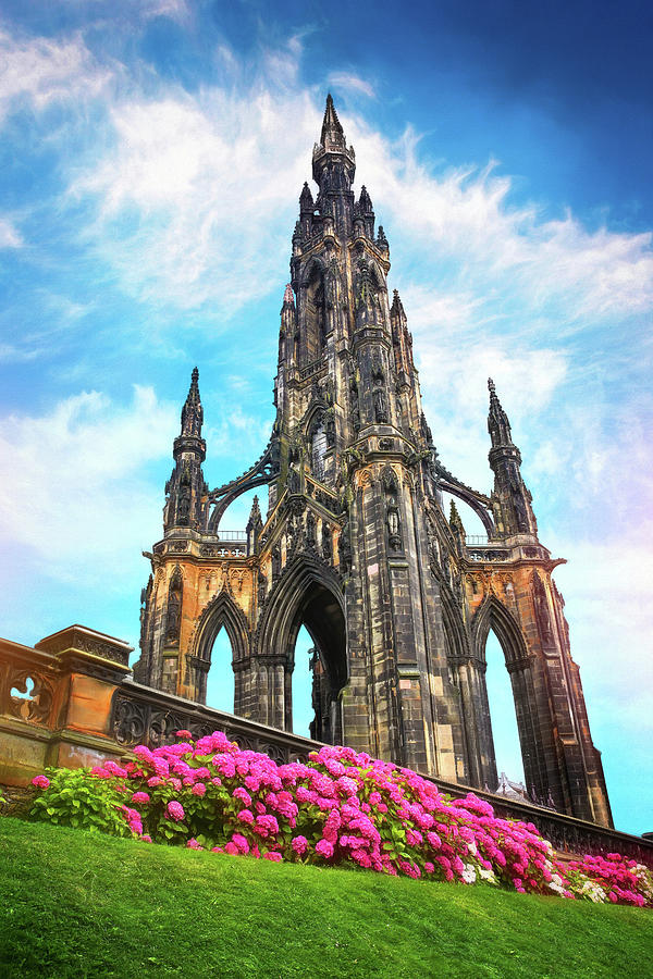 Scott Monument Edinburgh Scotland  Photograph by Carol Japp