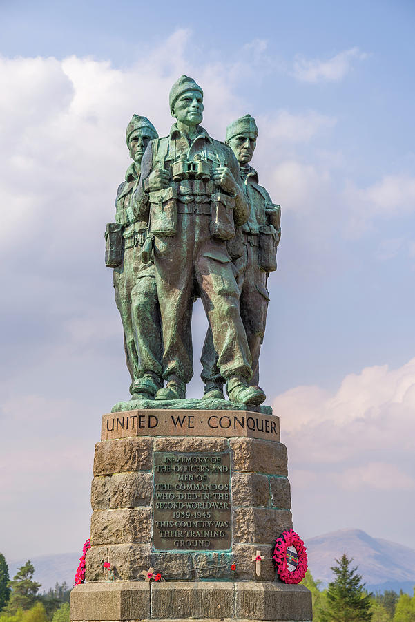 Scottish Commando Memorial  Photograph by Scott McGuire