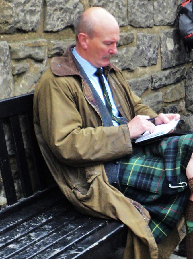 Scottish Man In Kilts Photograph By Sandra Kent