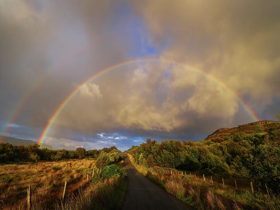 Rainbow Photograph - Scottish Rainbow by Jerry LoFaro