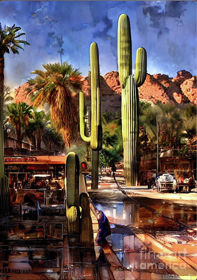 Scottsdale, Arizona, USA  wall art Digital Art by Christina Fairhead
