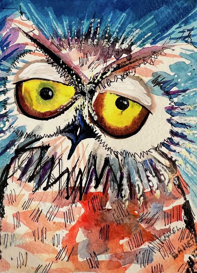 Scowl Painting by Laurel Bahe