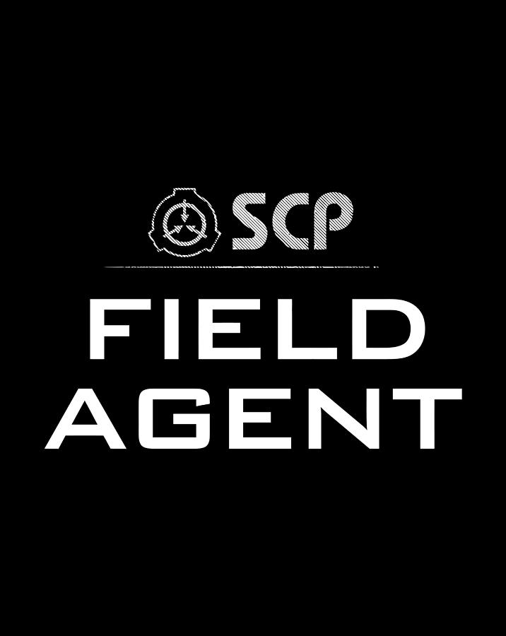 Scp Foundation Field Agent Design On Back Digital Art by Jessika Bosch
