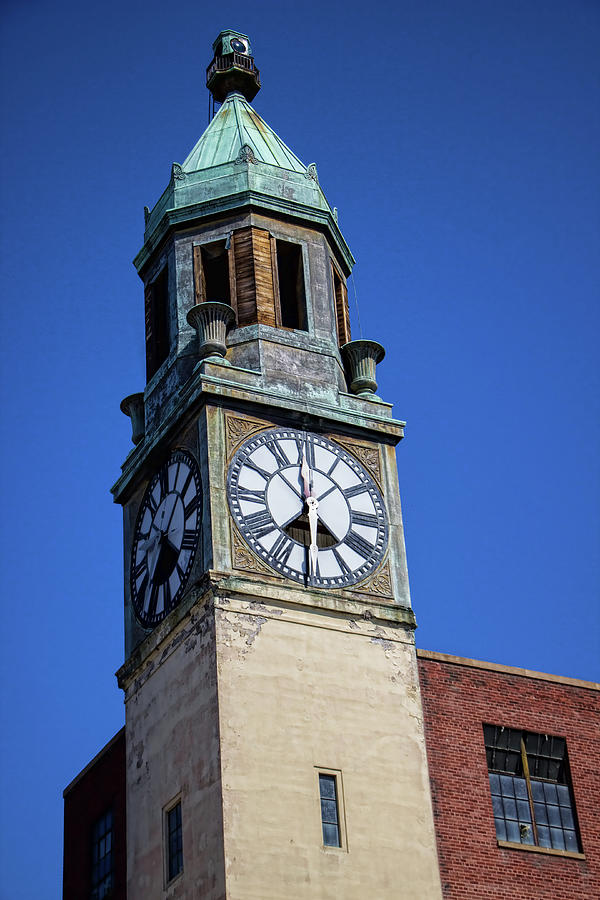 Scranton Lace Clock Tower Photograph by Barbara Elizabeth - Pixels