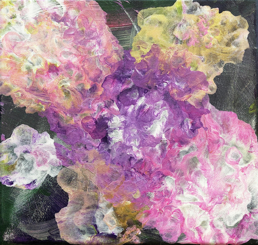 Scratch flowers Painting by Sue Kearney - Fine Art America