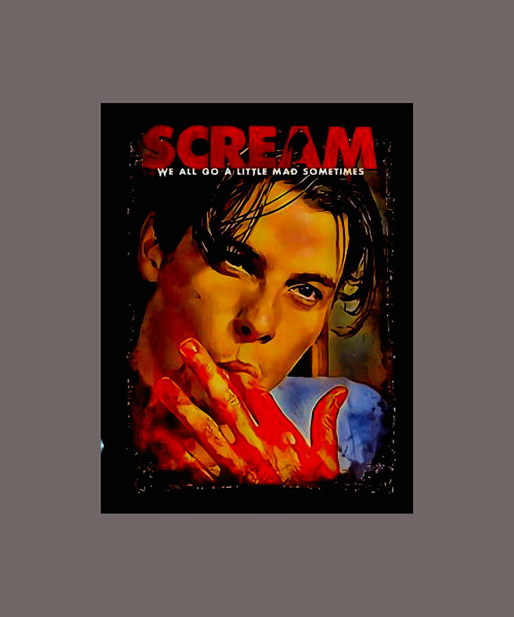 Scream billy loomis horror movie Tapestry - Textile by Alan Maria ...