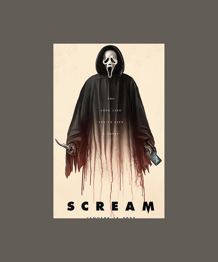 Scream horror movie poster Tapestry - Textile by Walker Lisa - Fine Art ...