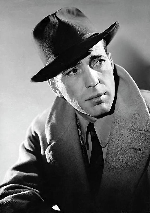 Casablanca Movie Photograph - Screen Legend Humphrey Bogart 1940 by Warner Bros