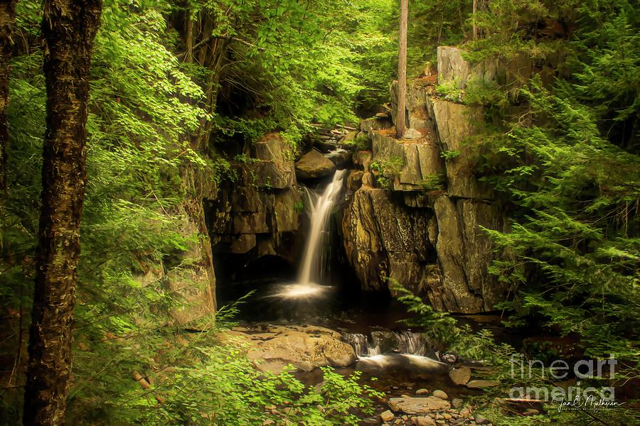Screw Auger Falls - Gulf Hagas Trail, Maine Photograph by Jan Mulherin