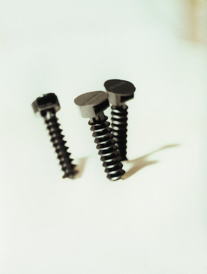 Screws, close-up Photograph by Michele Constantini