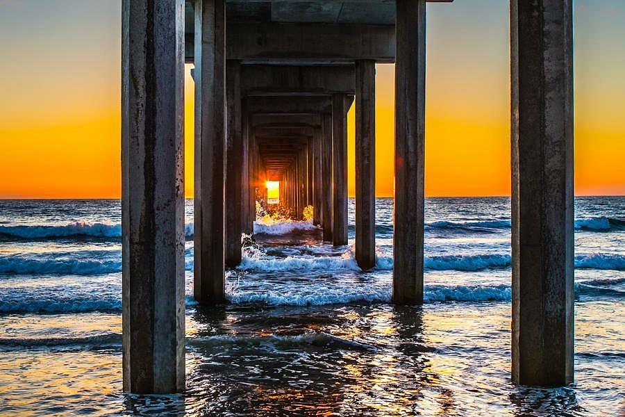 Scripps Pier Photograph by Keith Brooks - Fine Art America