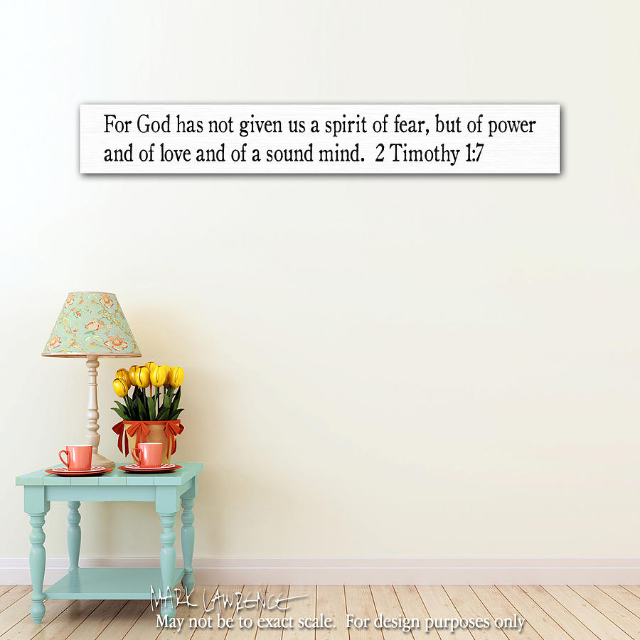 Scripture Stick Christian Wall Art- Interior Decor Painting by Mark Lawrence