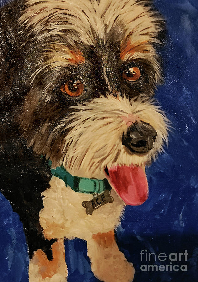 Scruffy Painting by Deb Arndt