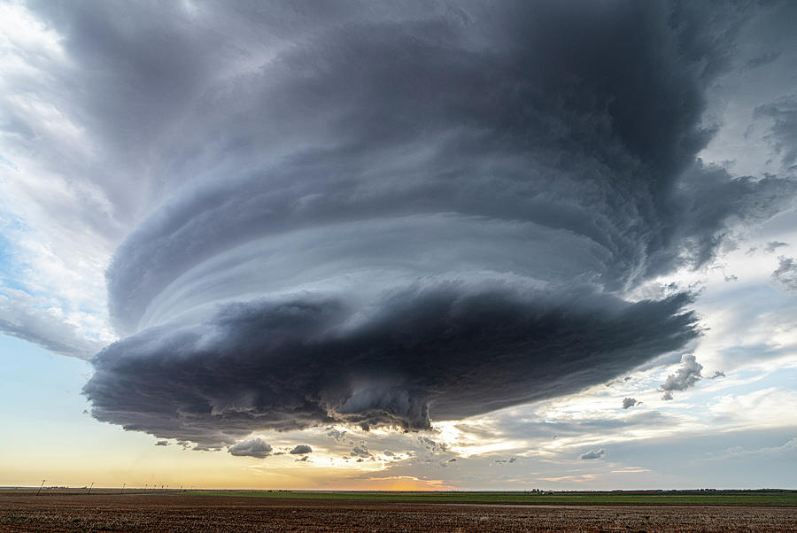Sculpted Supercell Photograph by Marcus Hustedde