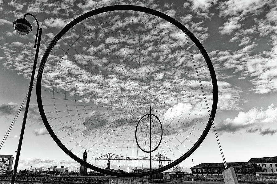 Sculpture and Structure Monochrome Photograph by Jeff Townsend