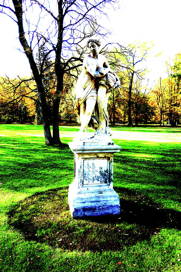 Sculpture In Lazienki Park In Warsaw, Poland Photograph by John Siest