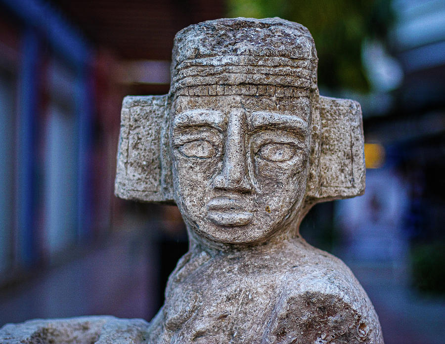 Sculpture in Cozumel, Mexico Photograph by David Morehead
