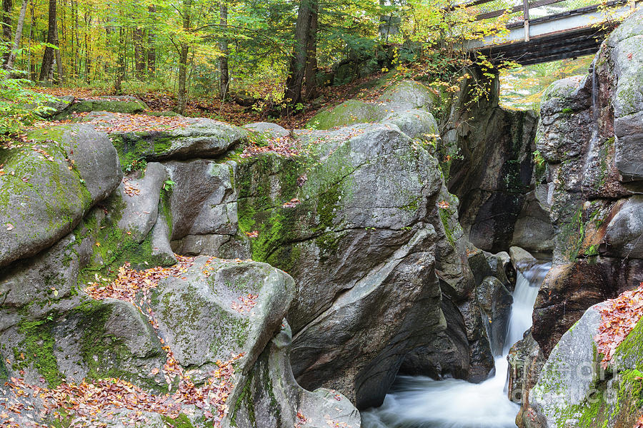 Sculptured Rocks Natural Area - Groton New Hampshire Photograph by Erin Paul Donovan