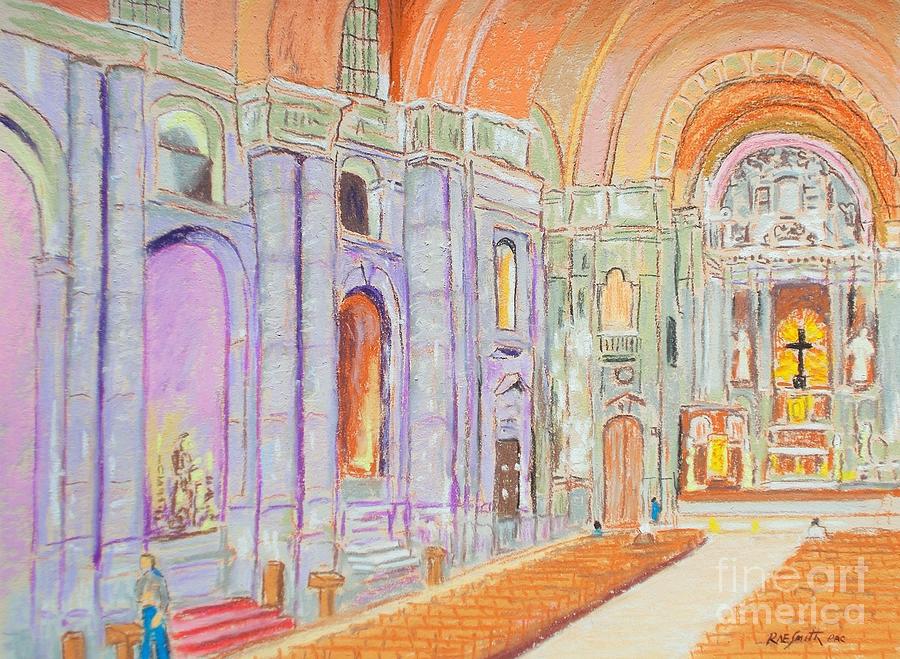 Se De Lisboa Cathedral Pastel by Rae  Smith PAC