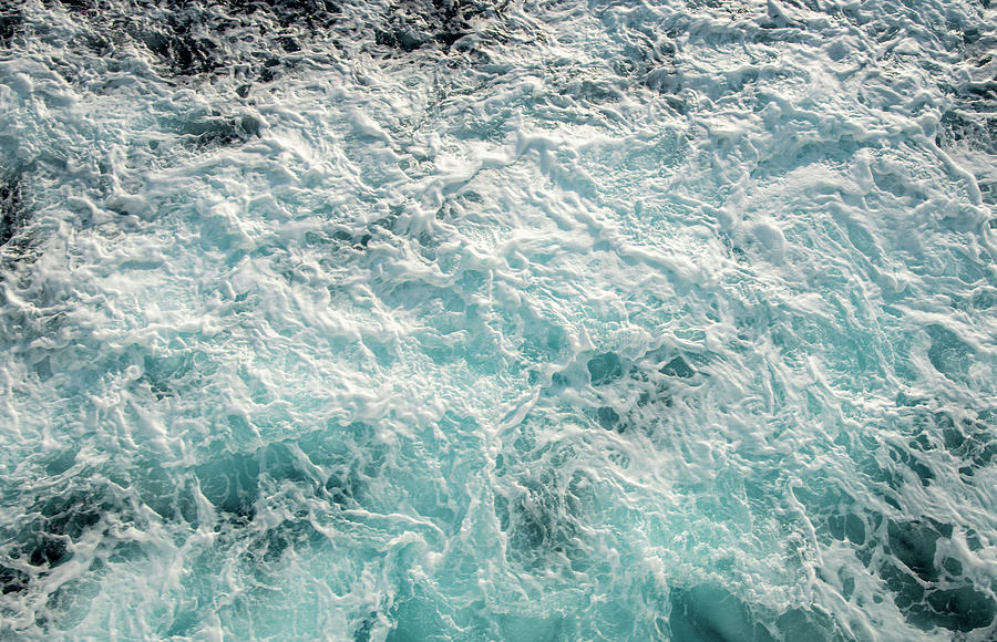 Sea and Ocean Waves abstract Photograph by Michalakis Ppalis