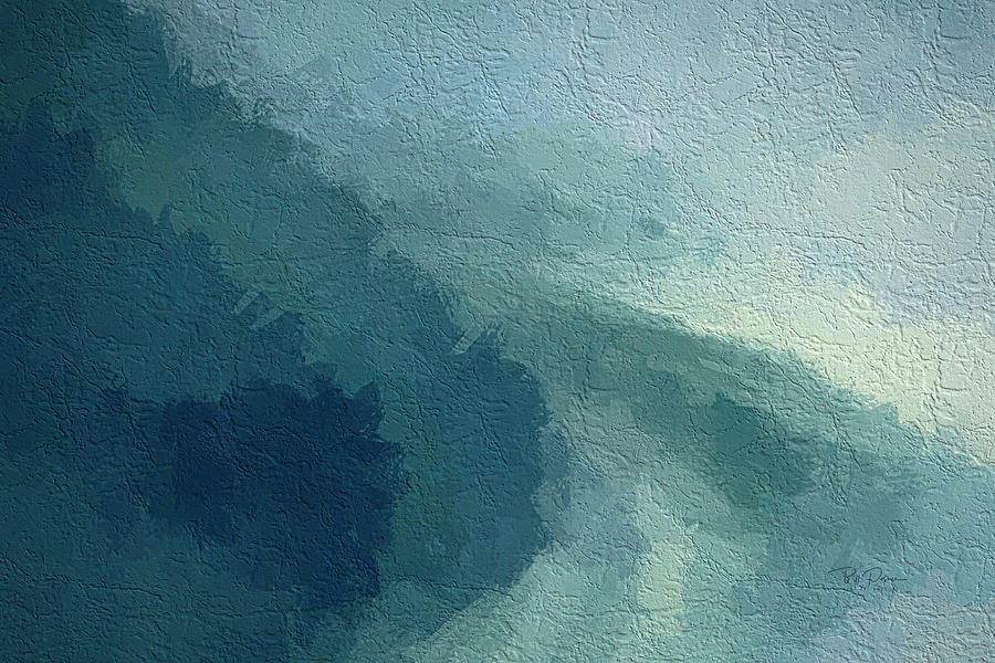 Sea and Sky Abstract Digital Art by Bill Posner
