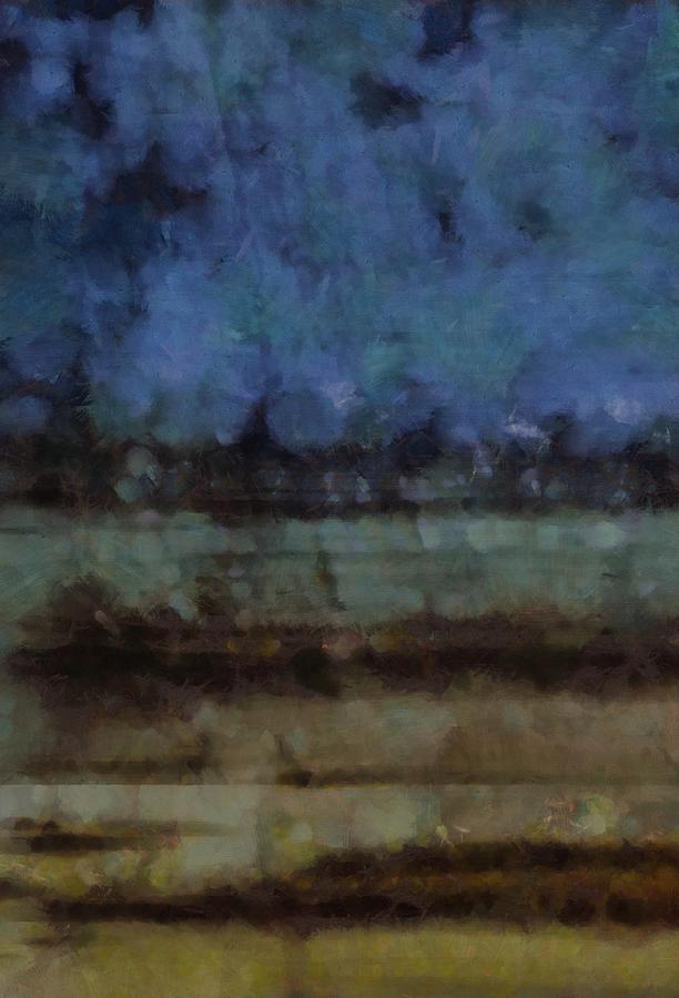 Sea and Sky Abstract Mixed Media by Christopher Reed