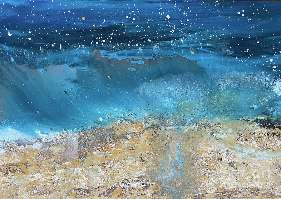 Sea and Stars Painting by Shelley Myers