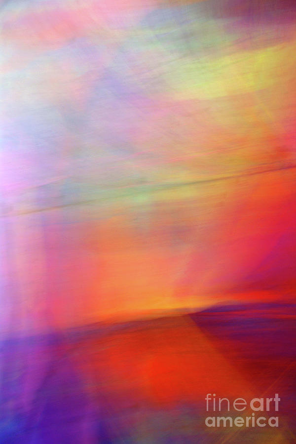 Sea At Sunset Abstract Photograph by Douglas Taylor
