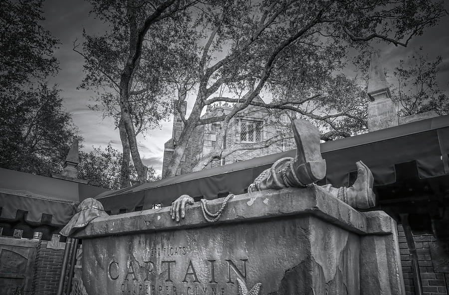 Sea Captains Tomb at the Haunted Mansion Photograph by Mark Andrew Thomas