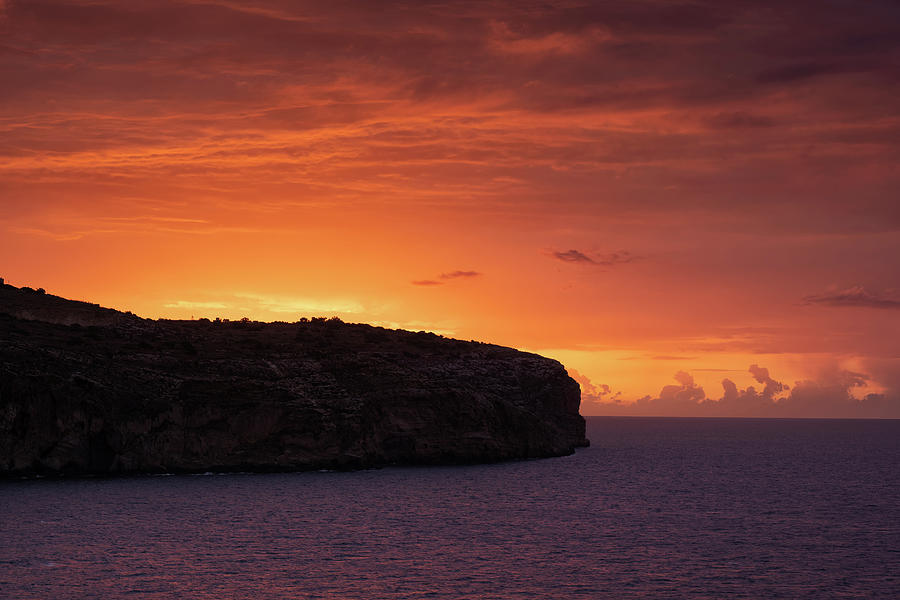 Sea Cliff Sunrise In Malta Island Photograph by Artur Bogacki