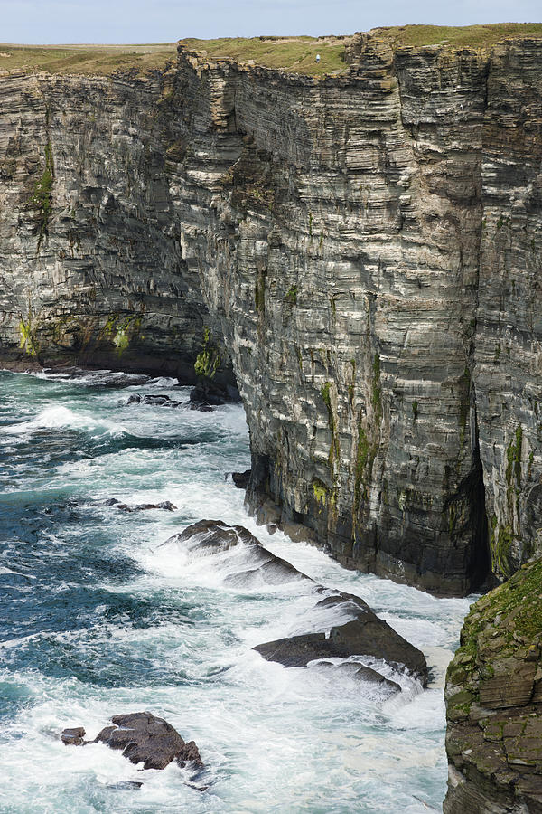 Sea Cliffs at Marwick Head Photograph by Theasis