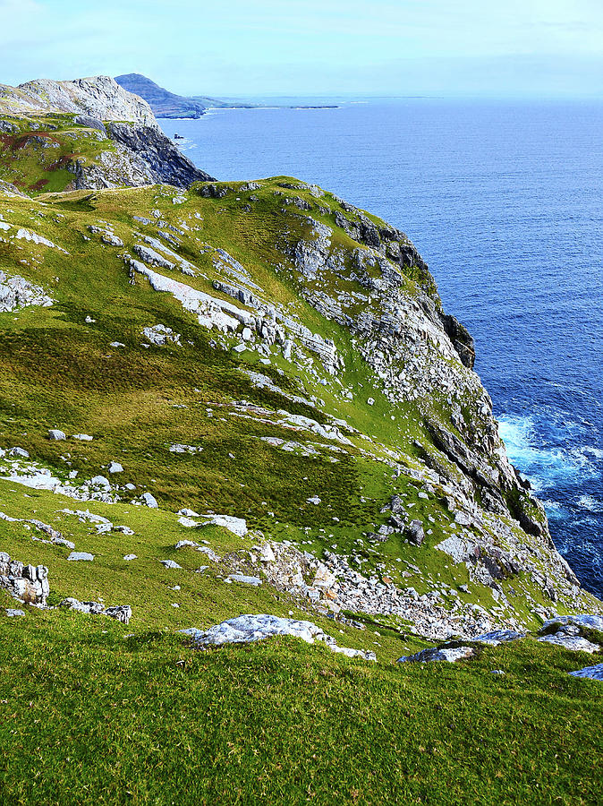 Sea Cliffs of County Donegal Photograph by Lexa Harpell