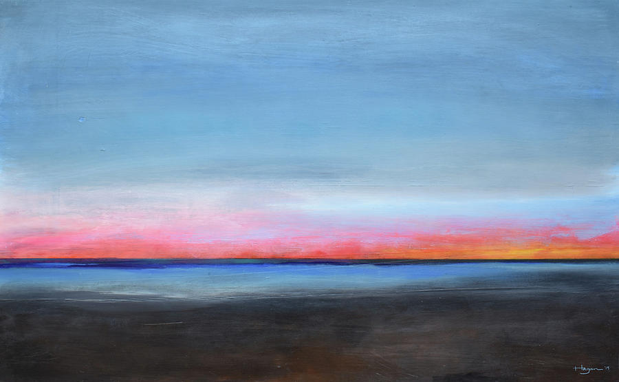Sea Crest Sunset Painting by Sean Hagan