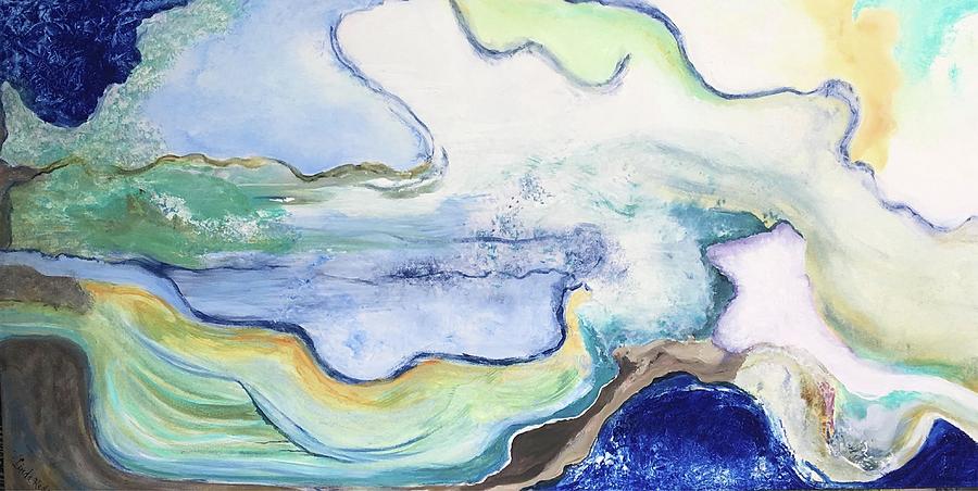 Sea Currents Painting by Linda Kegley