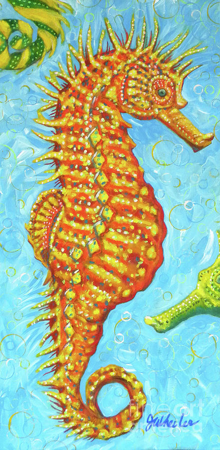 Sea Dragon Painting by JoAnn Wheeler
