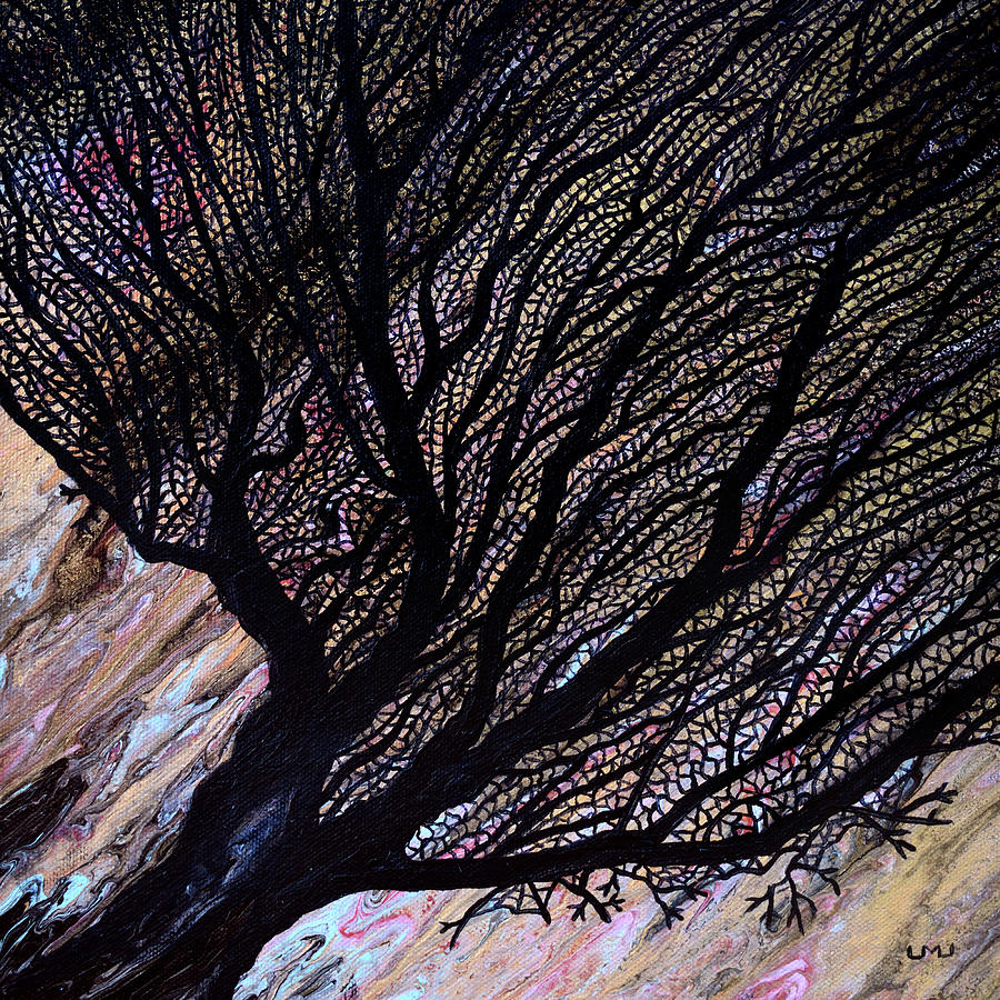 Sea Fan Painting by Laura Iverson